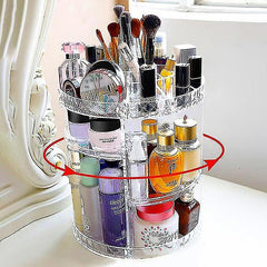 Rotating Cosmetics Storage Rack