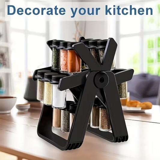 Rotating Ferris Wheel Spice Rack Set