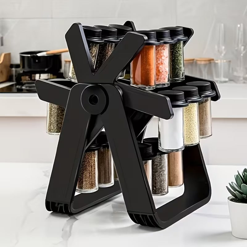 Rotating Ferris Wheel Spice Rack Set