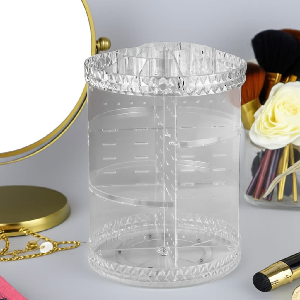Rotating Cosmetics Storage Rack
