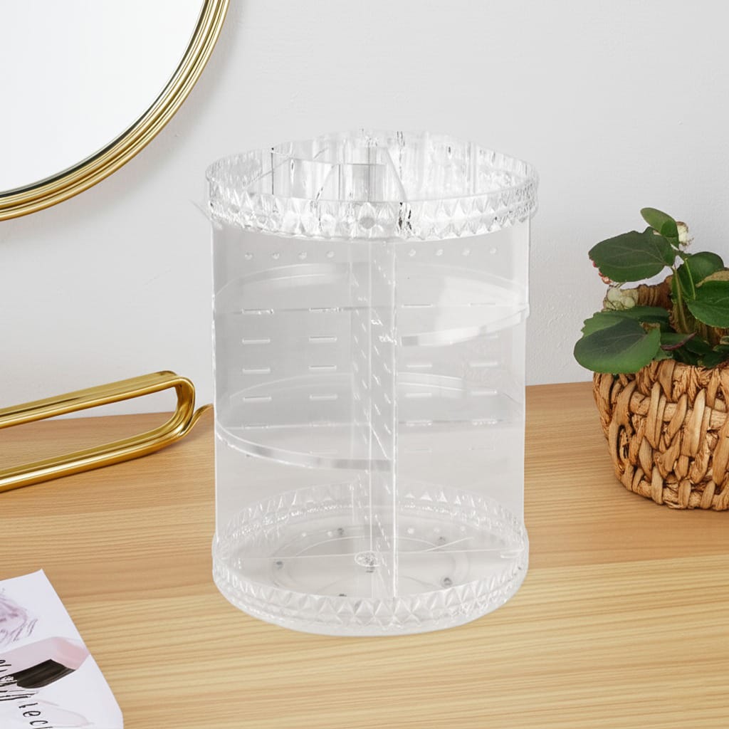 Rotating Cosmetics Storage Rack
