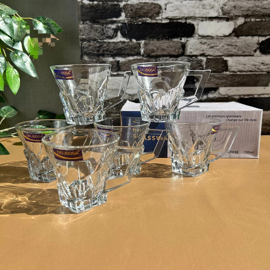 Set of 6 Glass Coffee