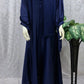Silk Front Open Abaya