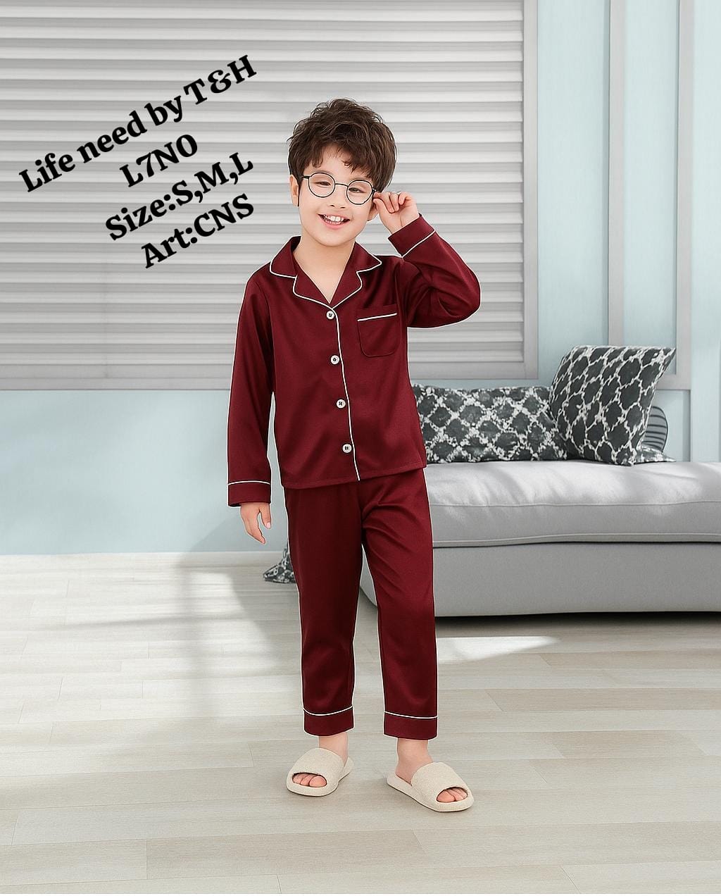Silk Kids Pajama Shirt