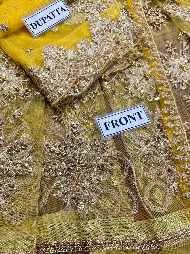 Silky Embroidered Suit