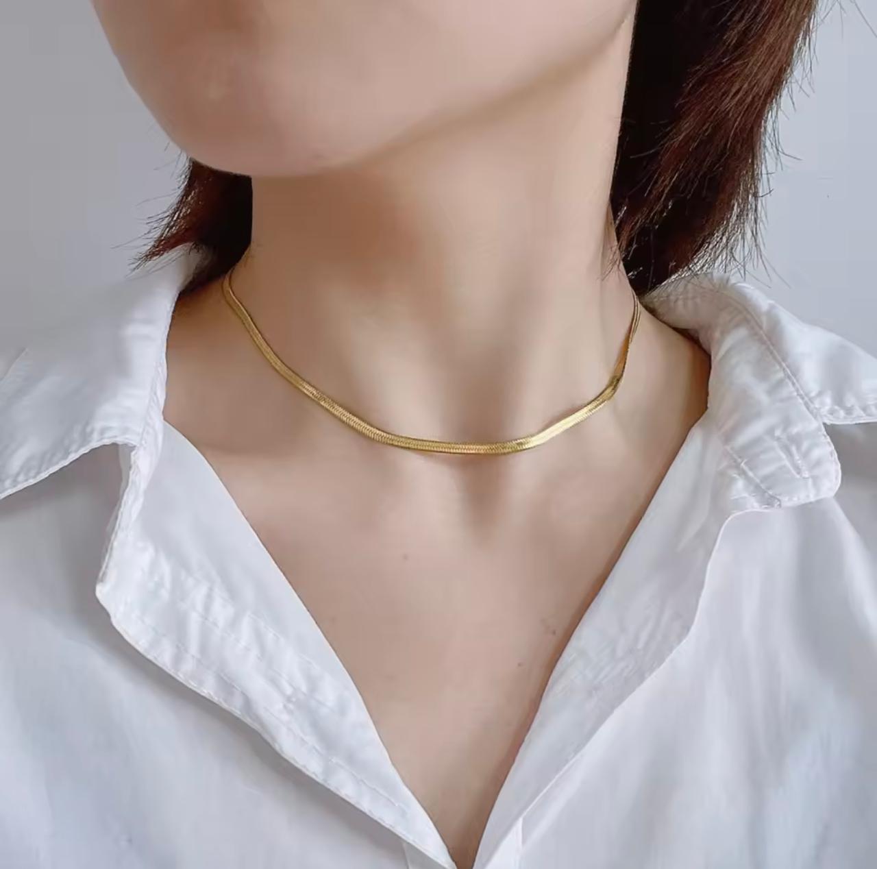 Snake Chain with Snake Bracelet Set