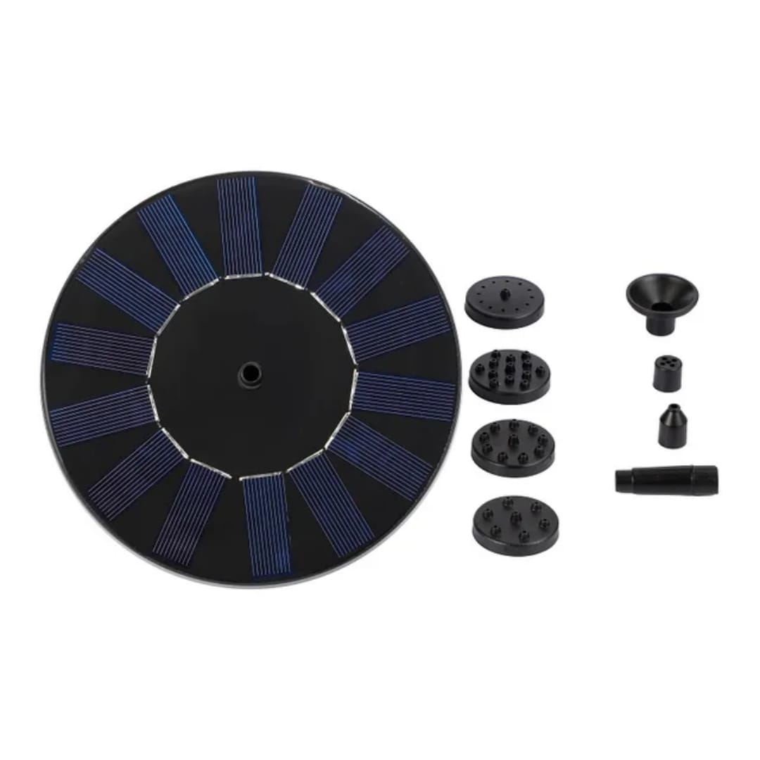 Solar Fountain with 6 Nozzles