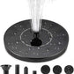 Solar Fountain with 6 Nozzles