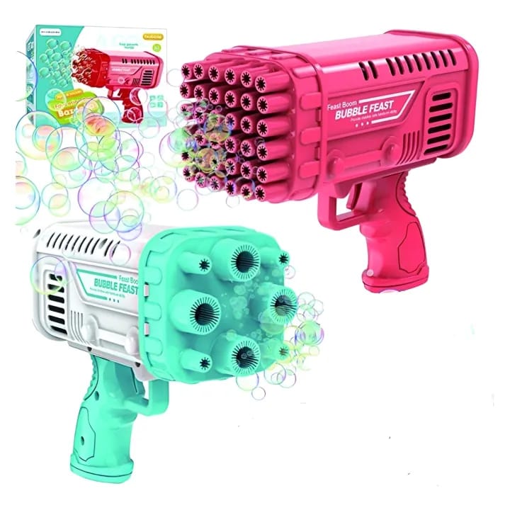 Space Rocket Bazooka Bubble Gun