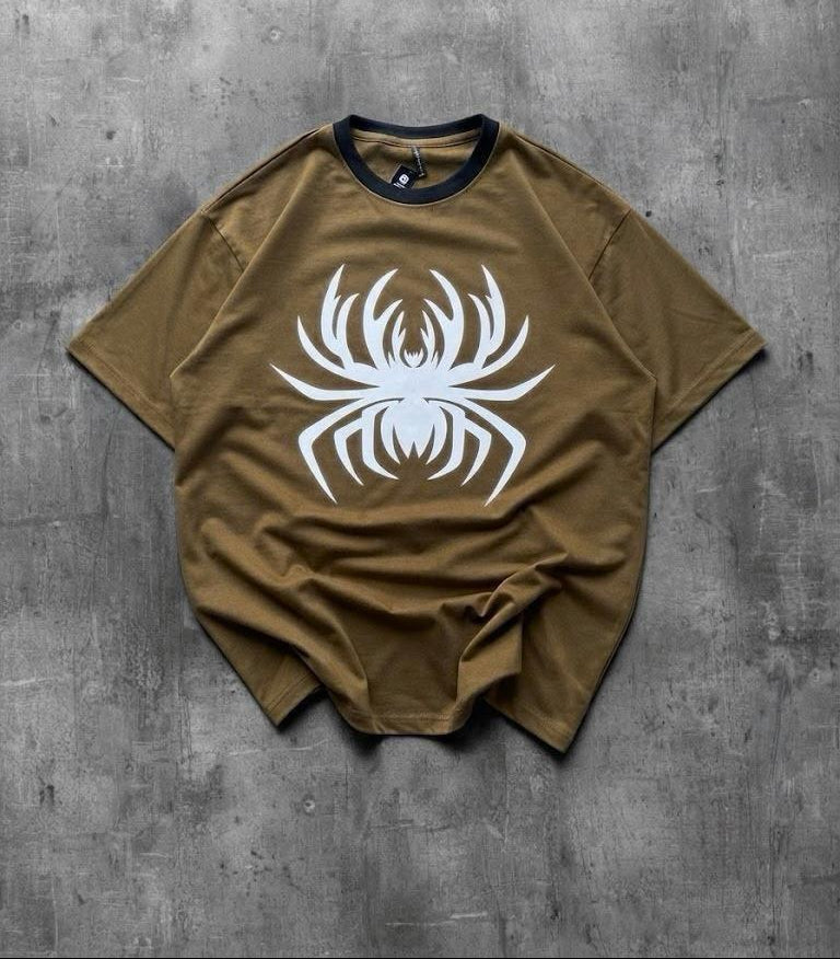 Spider Printed Drop Shoulder