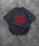 Spider Printed Drop Shoulder