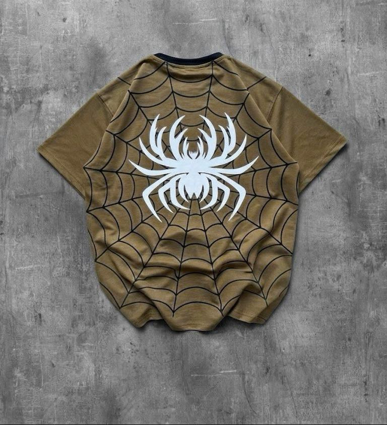 Spider Printed Drop Shoulder