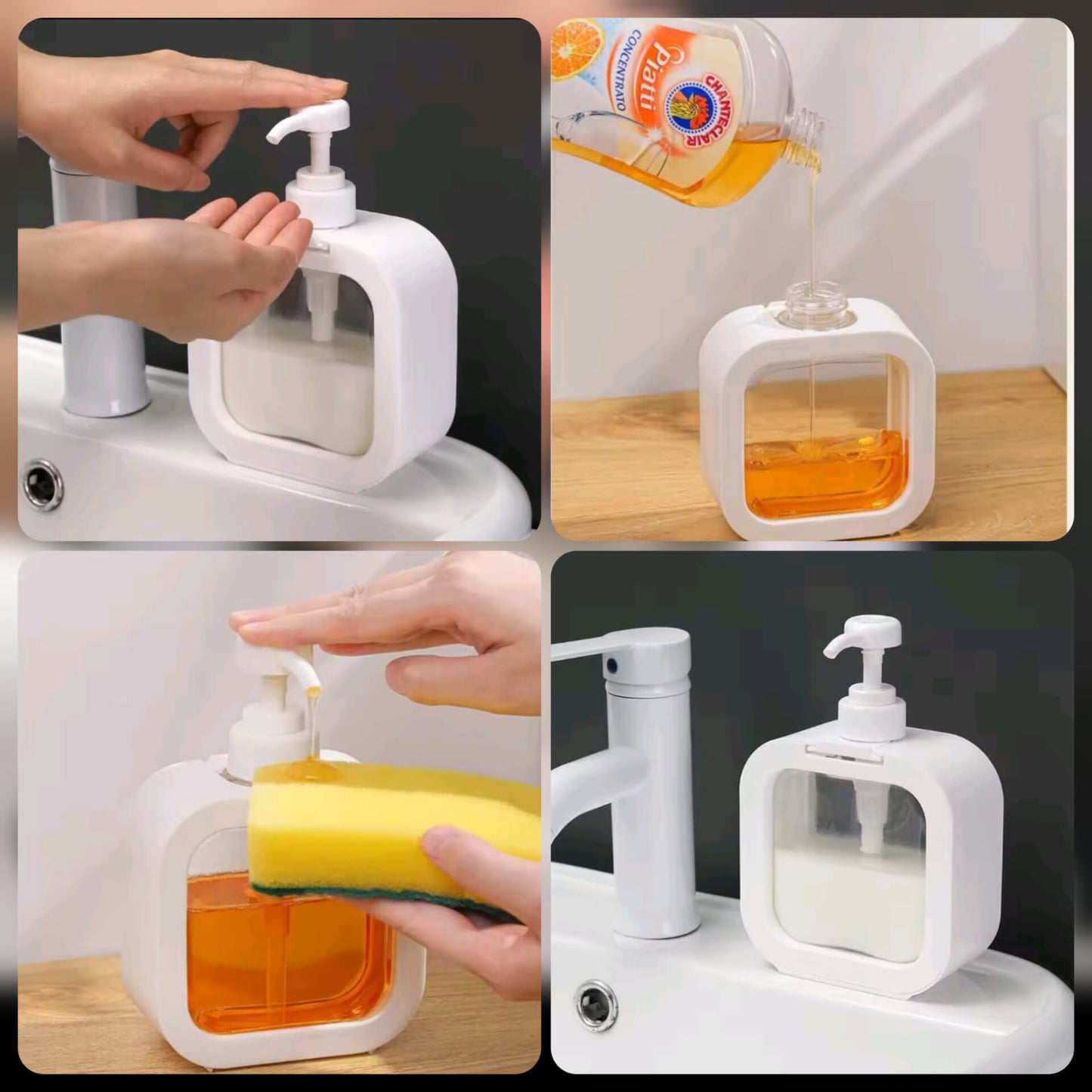 Square Soap Dispenser