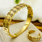 Stainless Steel Handcuffs+Ring