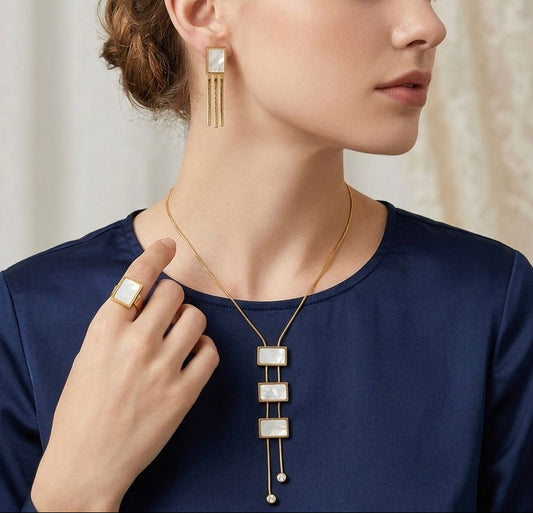 Stainless Steel Jewelry Combo Set