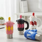 Stainless Steel Tumbler with Straw