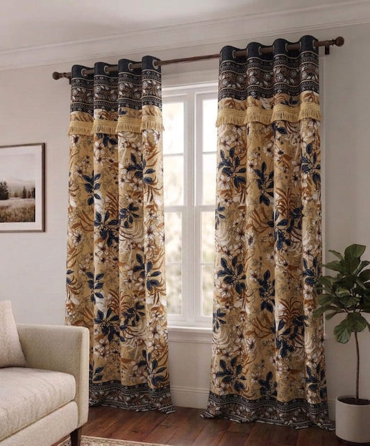 Stitched Curtains – 2 Piece Set