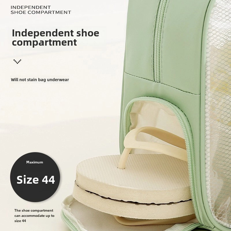 Stylish Dual-Zip Cosmetic Storage Bag
