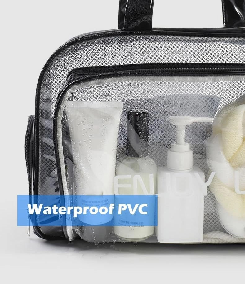 Stylish Dual-Zip Cosmetic Storage Bag