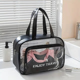 Stylish Dual-Zip Cosmetic Storage Bag