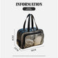 Stylish Dual-Zip Cosmetic Storage Bag
