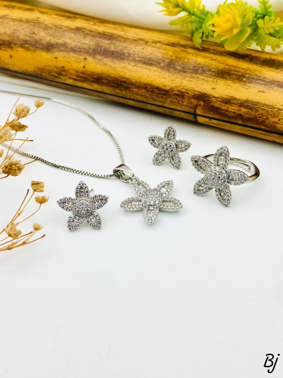 Sunflower Zircon Set