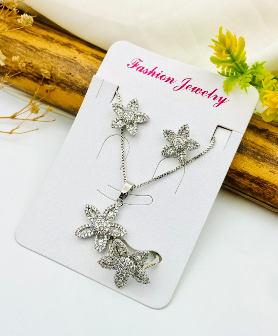Sunflower Zircon Set