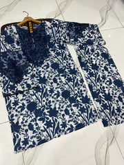 2 Pcs Swiss Lawn Suit