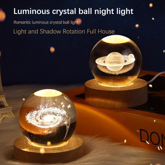 3D Ball Crystal Glass