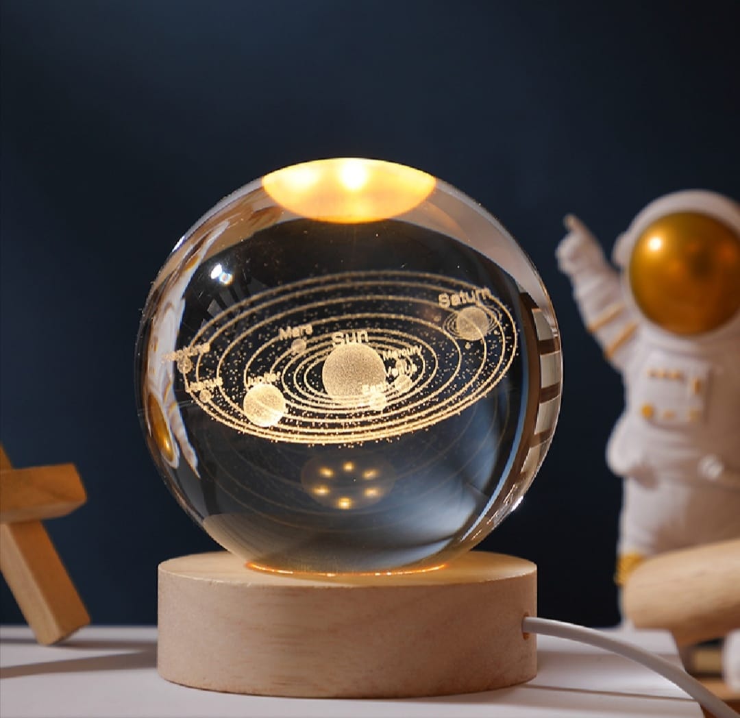 3D Ball Crystal Glass