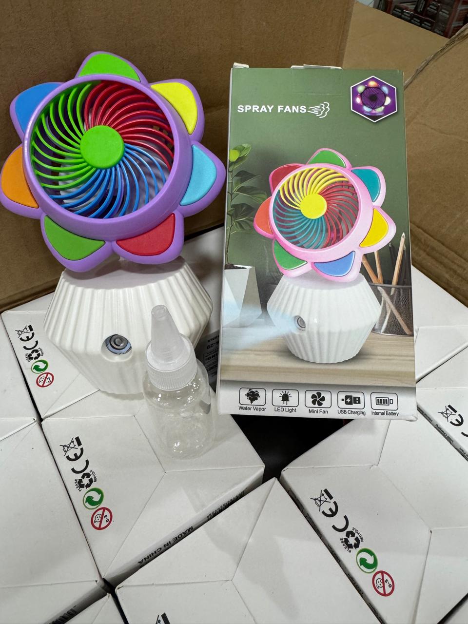 Flowers shape Table fan