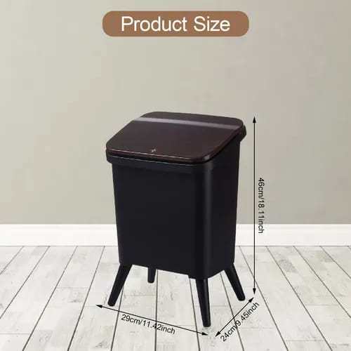 Touch Opening Plastic Dustbin