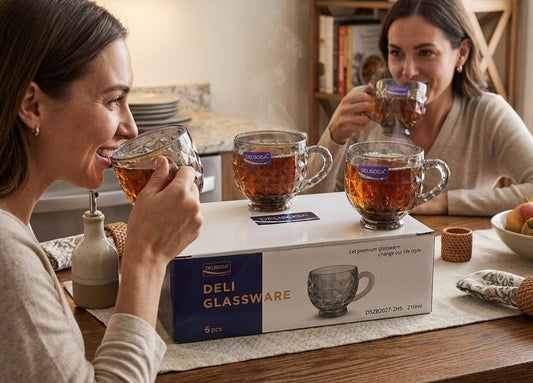 Transparent Glass Tea Cups