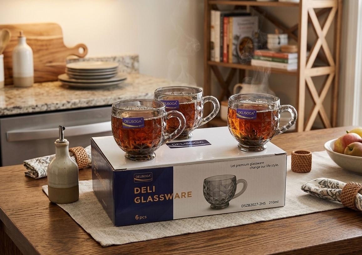 Transparent Glass Tea Cups