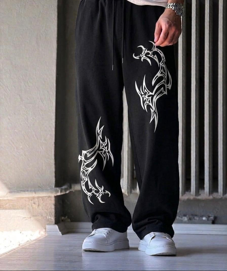 Tribal Print Baggy Trouser