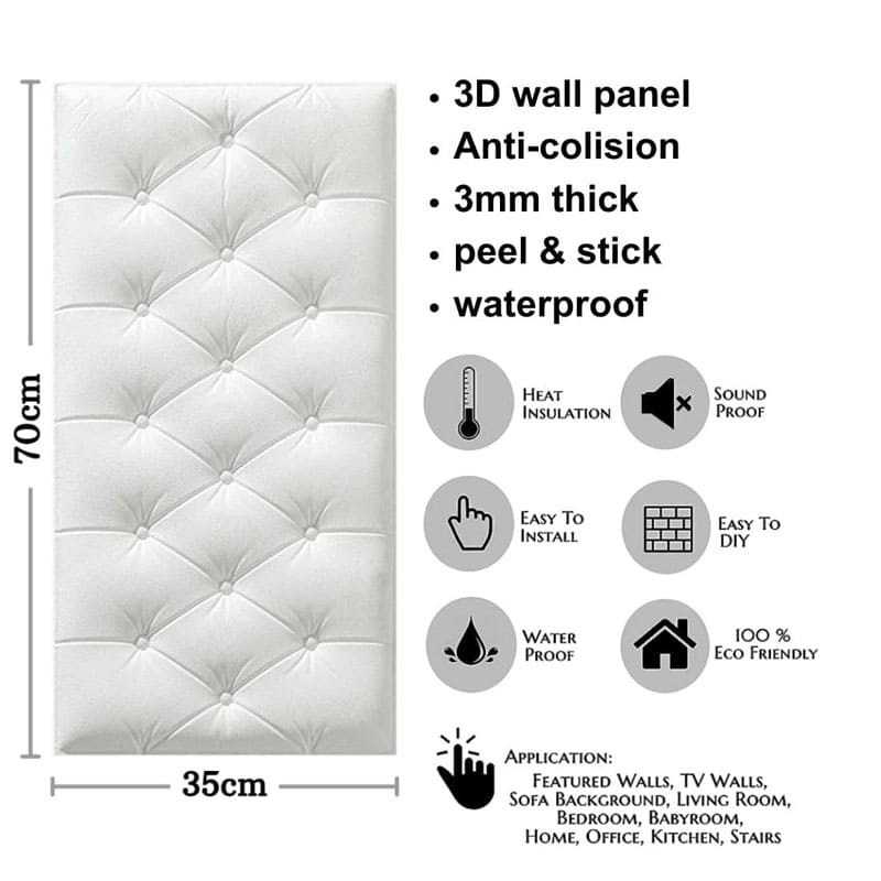 Tufted Foam Wall Sheet
