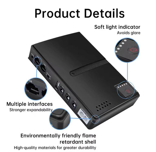 Uninterruptible Power Supply (Router WiFi Backup)