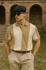 V collar T.shirt