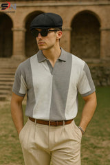V collar T.shirt