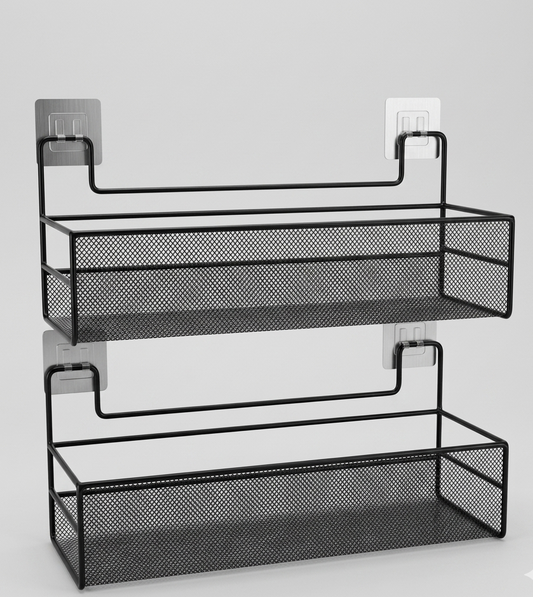 Wall-Mounted Iron Shelf