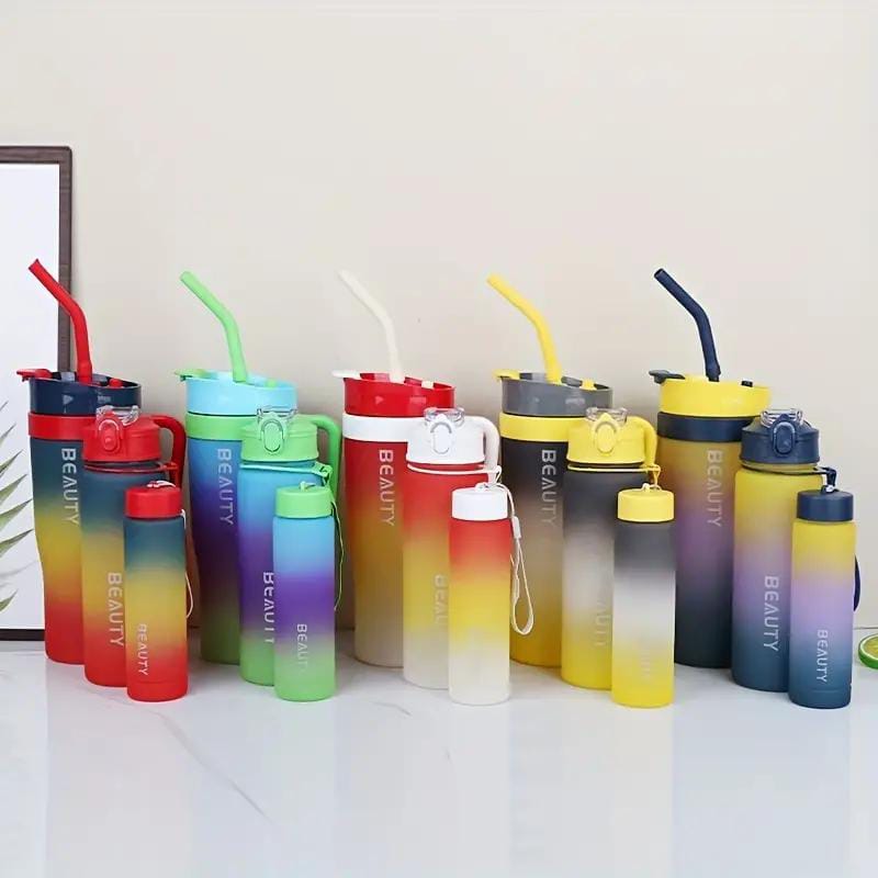Gradient Water Bottles Set