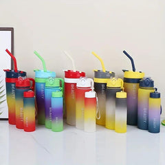 Gradient Water Bottles Set