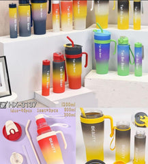 Gradient Water Bottles Set