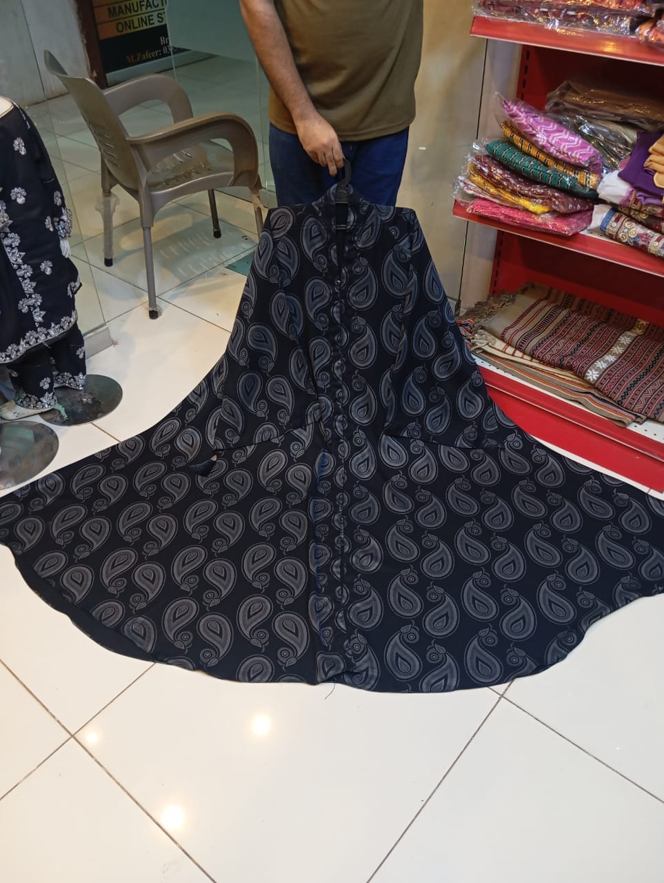 Self Printed Abaya