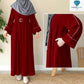 Front Platted Zip Abaya