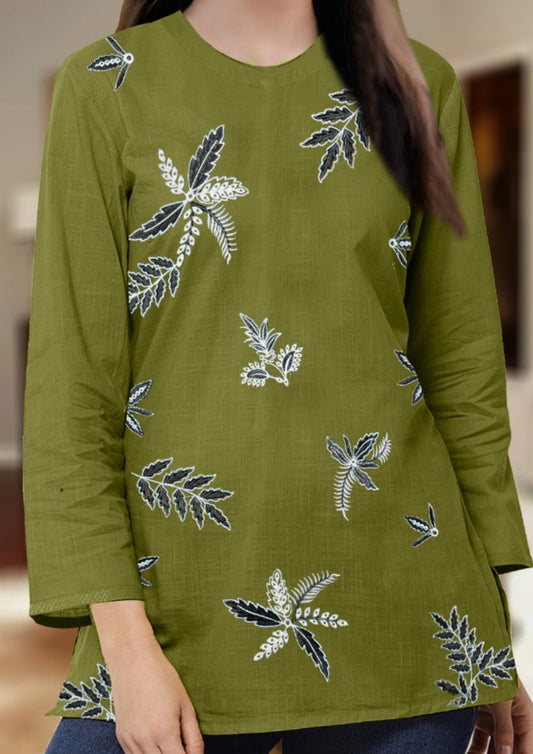 Embroidery top