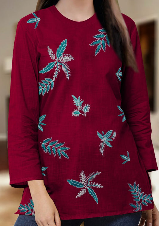 Embroidery top