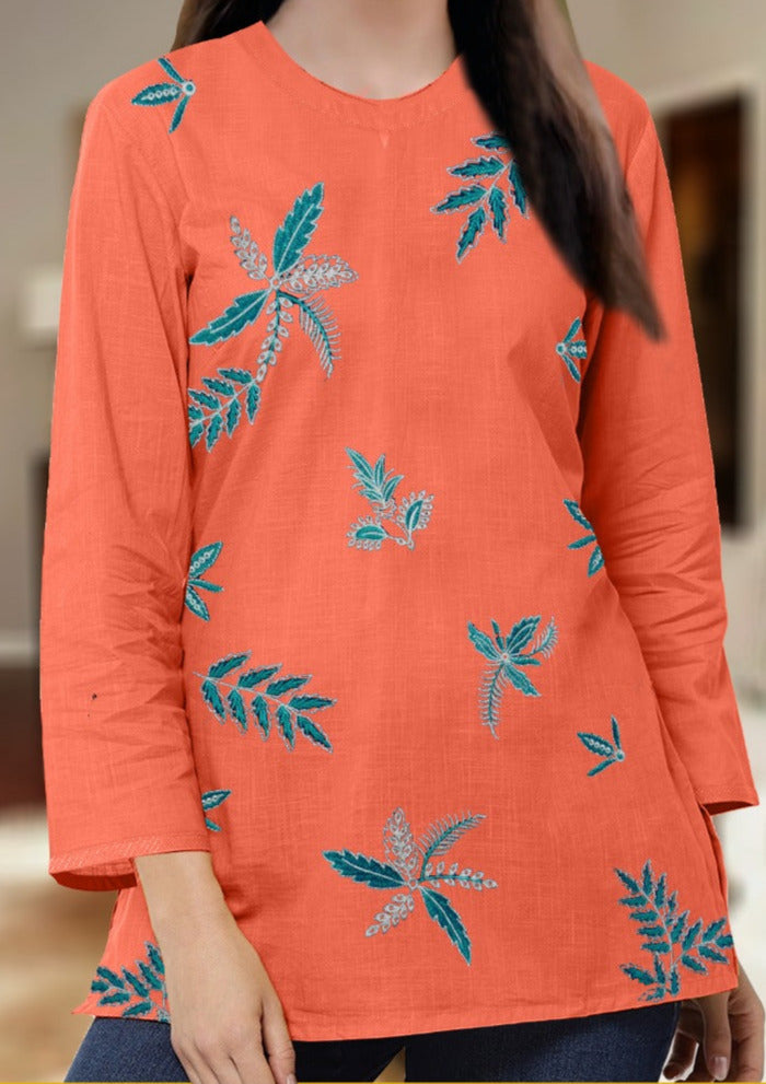 Embroidery top