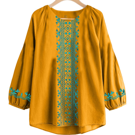 Embroidery top