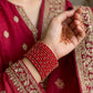 Metal Thread Bangles Set